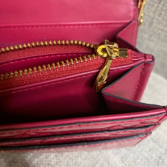 Louis Vuitton Monogram Vernis Portofeuille Sarah Wallet on Chain Pink - Picture 14 of 17